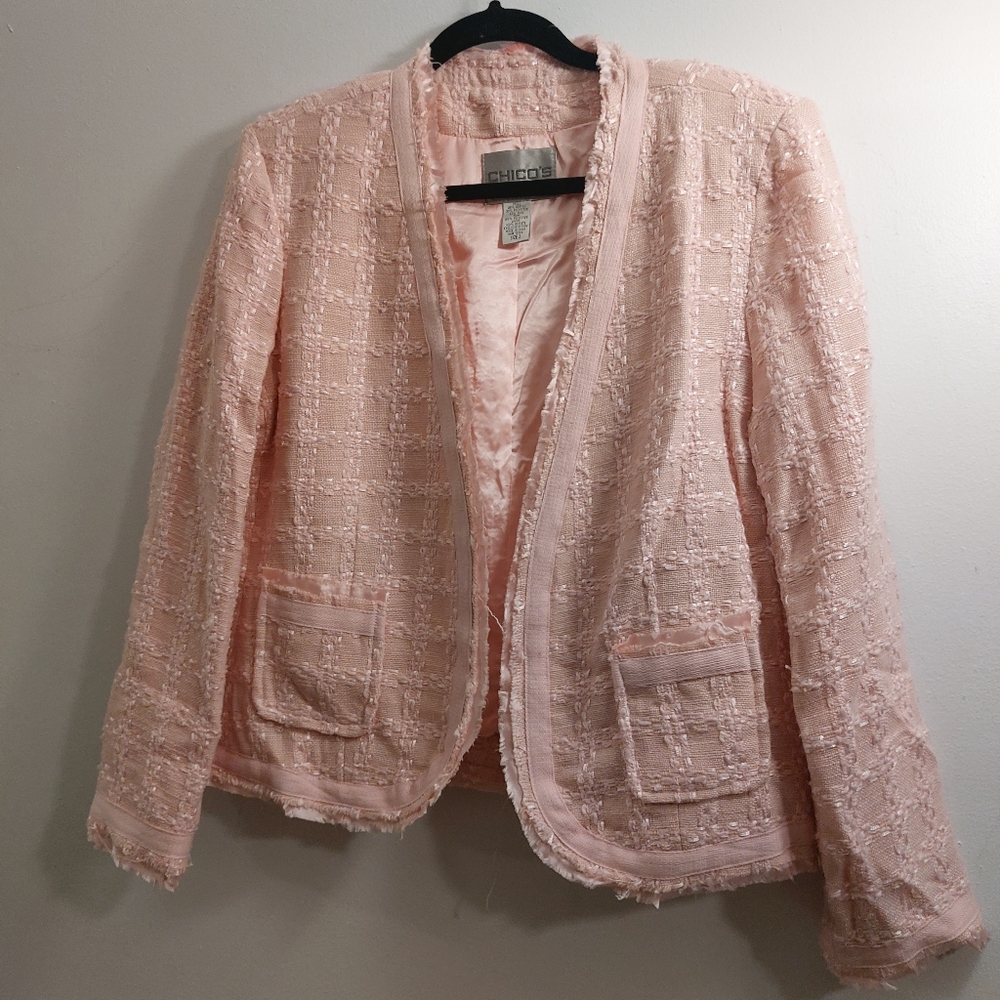 Chicos Tweed Jacket